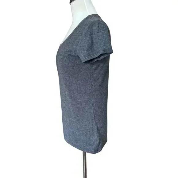 Champion Duo Dry Scoop Neck Short Sleeve Gray T-shirt Size S - Picture 2 of 5